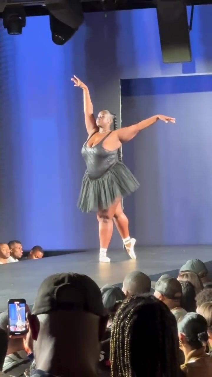 Балет от модели Plus size