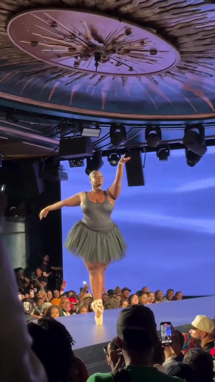 Балет от модели Plus size